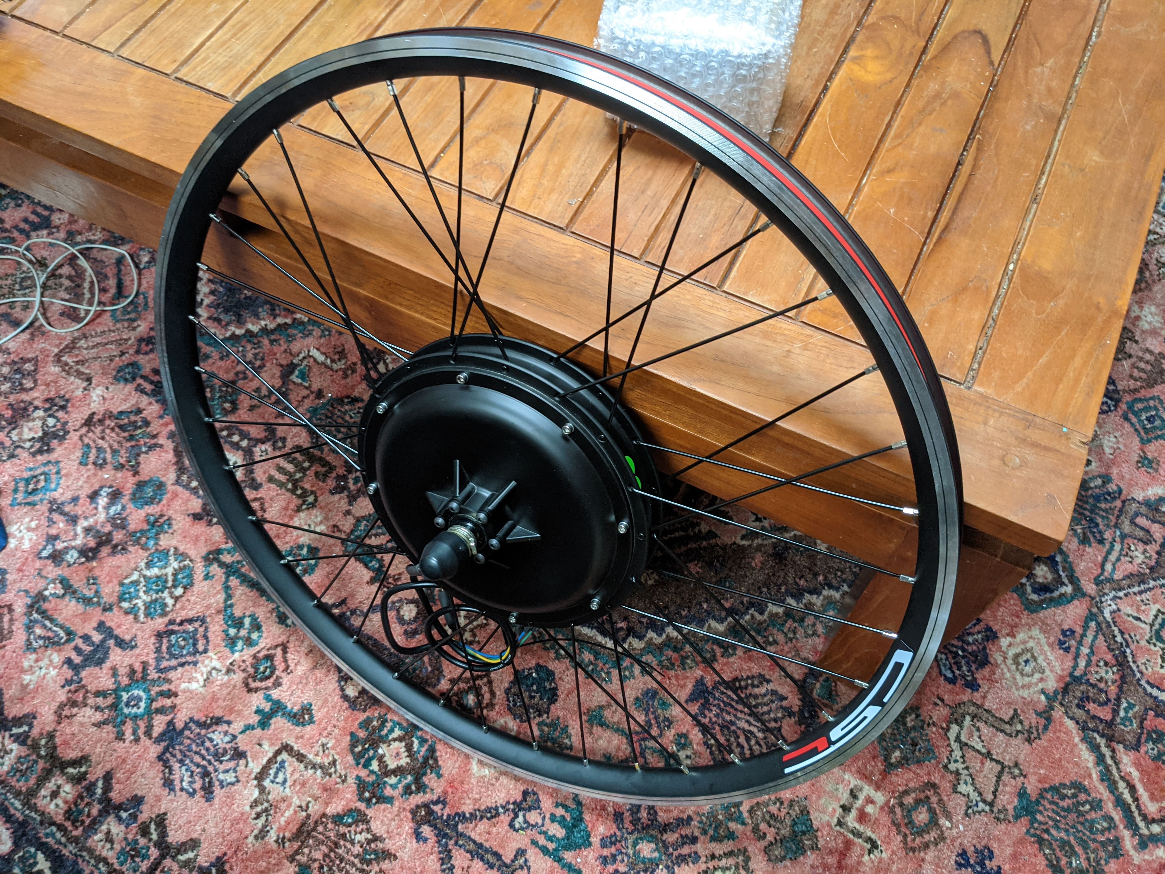 ebike motor and wheel