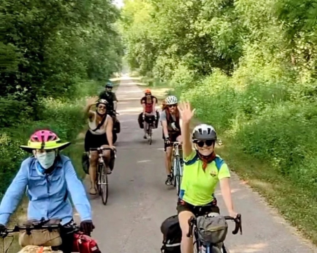 Photos of local bike trips, camping, and skiing around Madison, Wisconsin