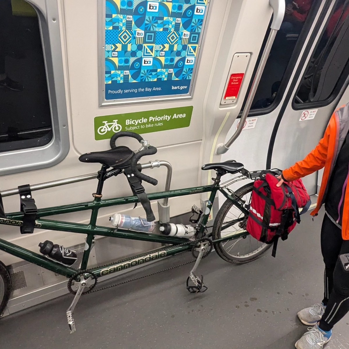 Photos of local hikes, ferry rides, and BART-to-bike trips around Berkeley with our baby