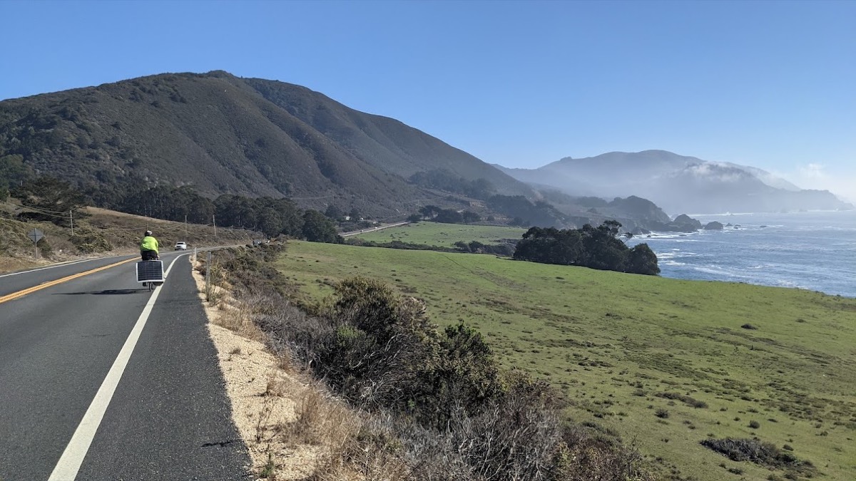 Photos from our 2021 solar ebike tour of the Pacific coast
