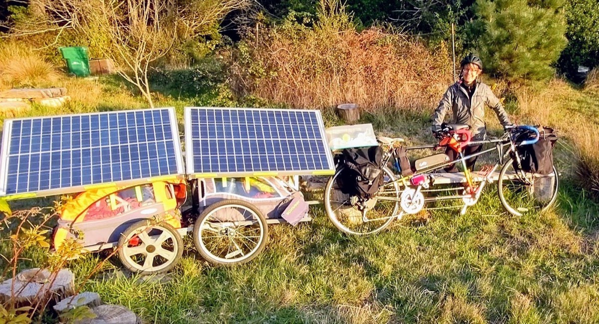 Photos from our 2021 solar ebike tour of the Pacific coast