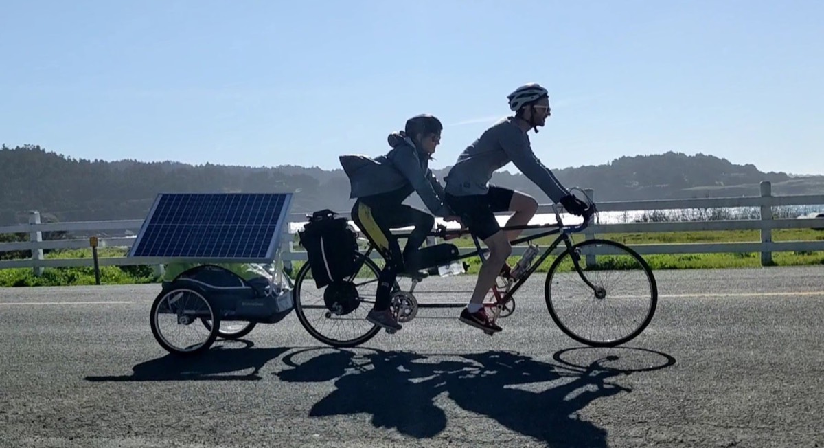 Photos from our 2021 solar ebike tour of the Pacific coast