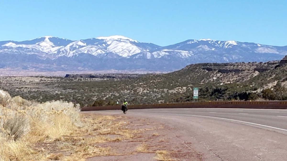 Photos from riding across the Arizona and New Mexico desert in winter